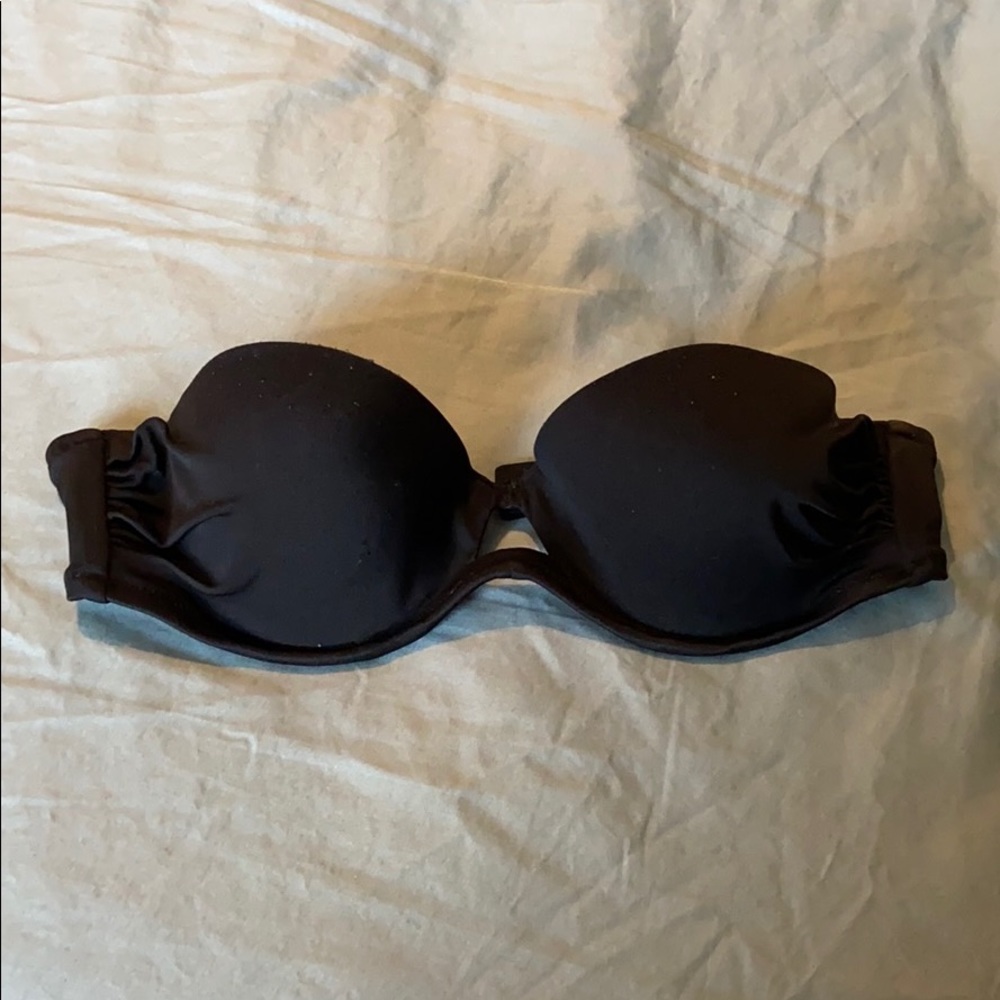 VS black bandeau bikini top